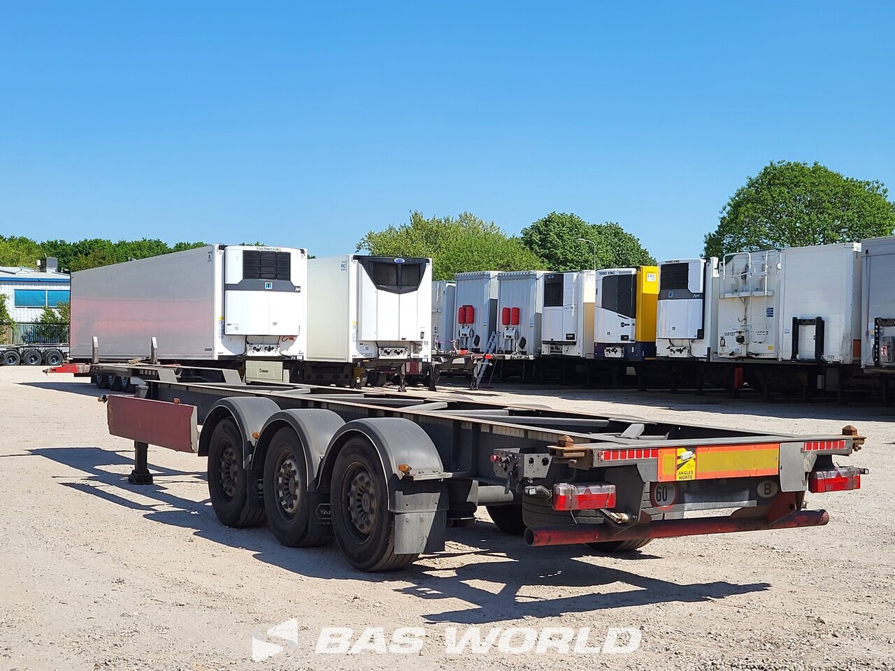 Other : Van Hool Semi-remorque châssis porte-conteneurs