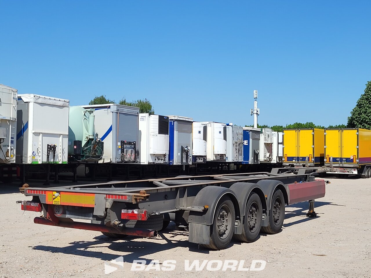 Other : Van Hool Semi-remorque châssis porte-conteneurs
