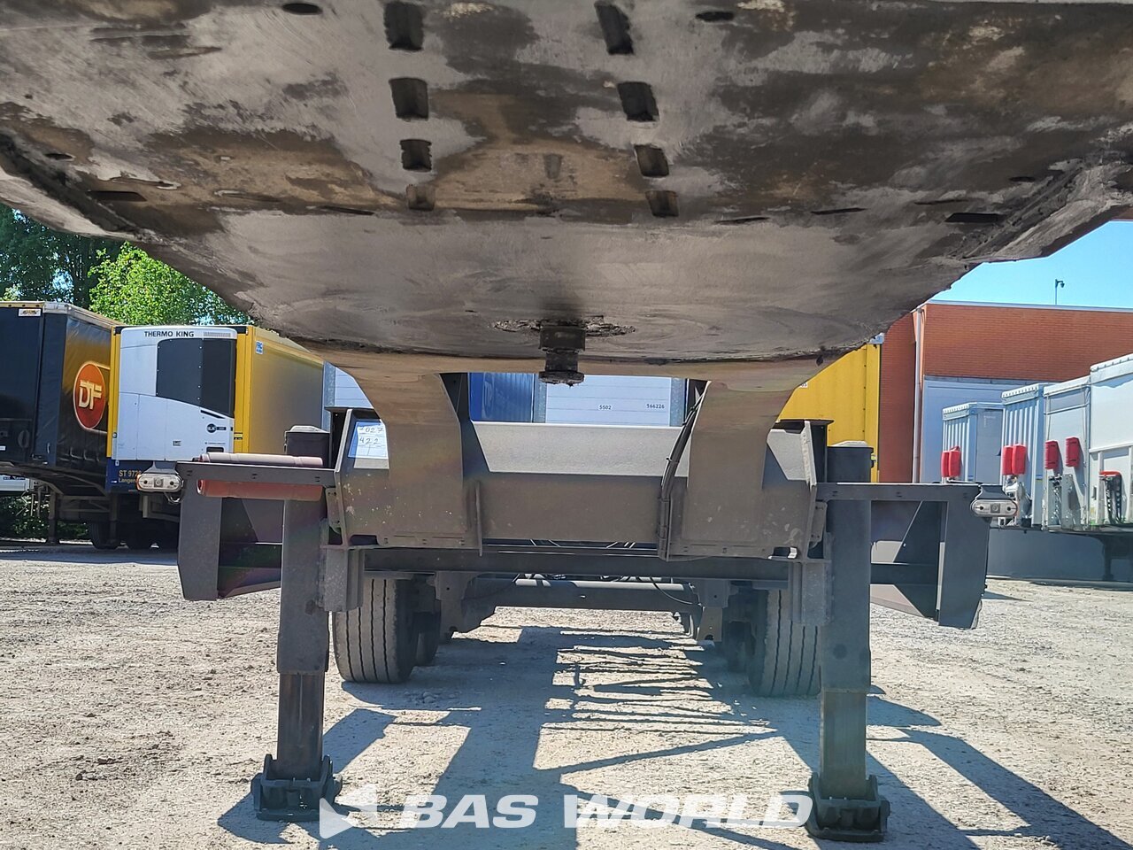 Other : Van Hool Semi-remorque châssis porte-conteneurs