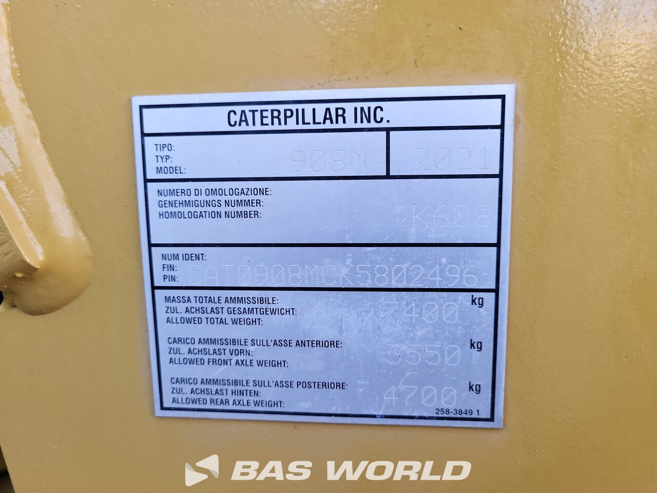 Other : Caterpillar 908 M Chargeuse sur pneus