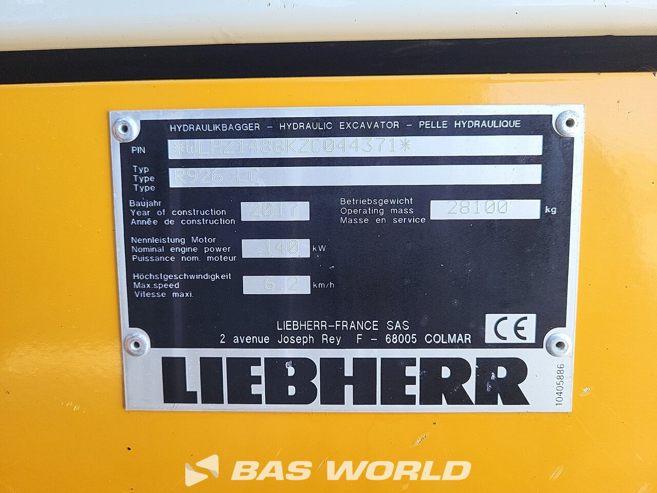 Other : Liebherr R926 LC Pelle sur chenilles