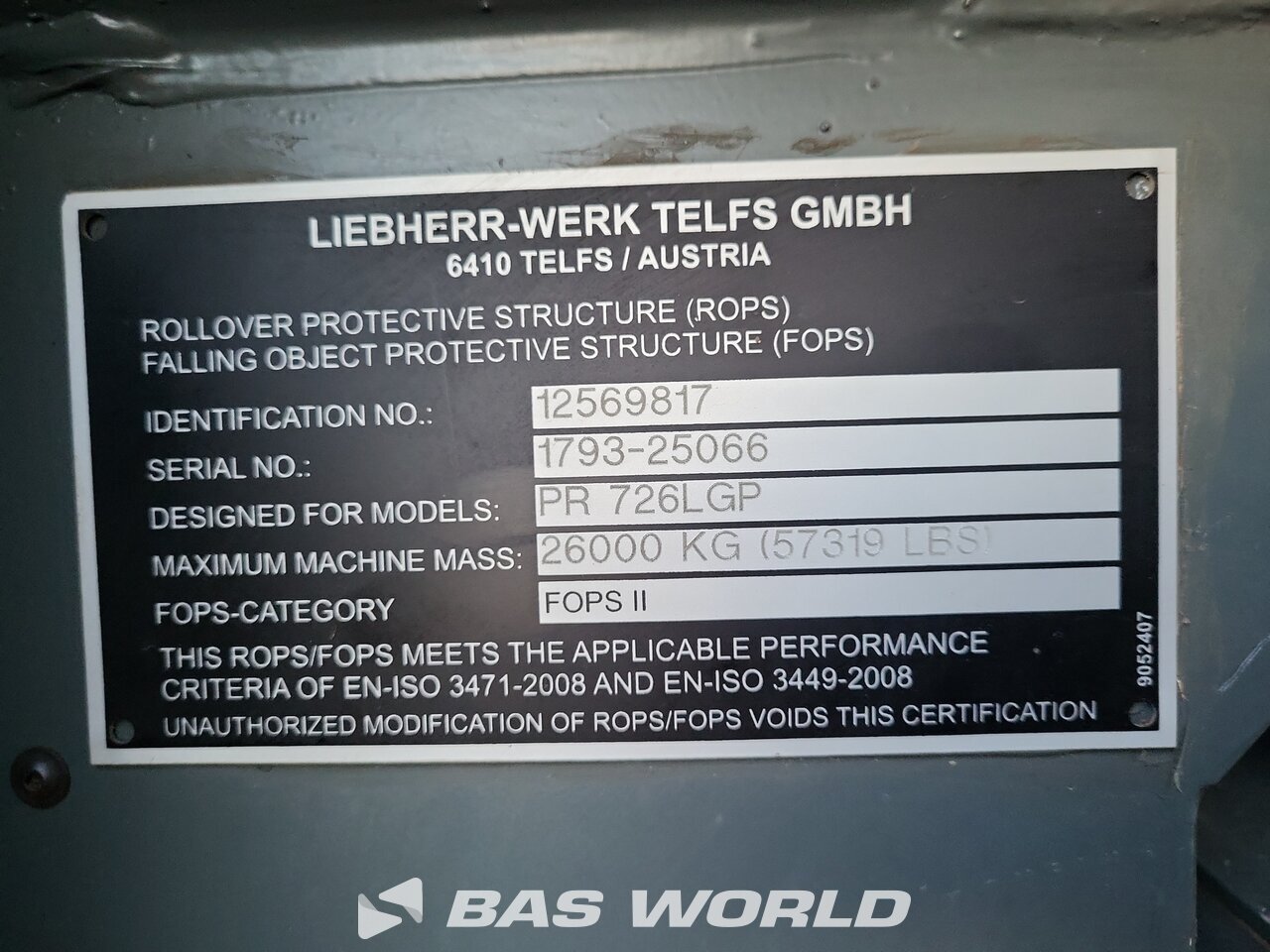 Other : Liebherr PR726 LGP Bouteurs sur chenilles