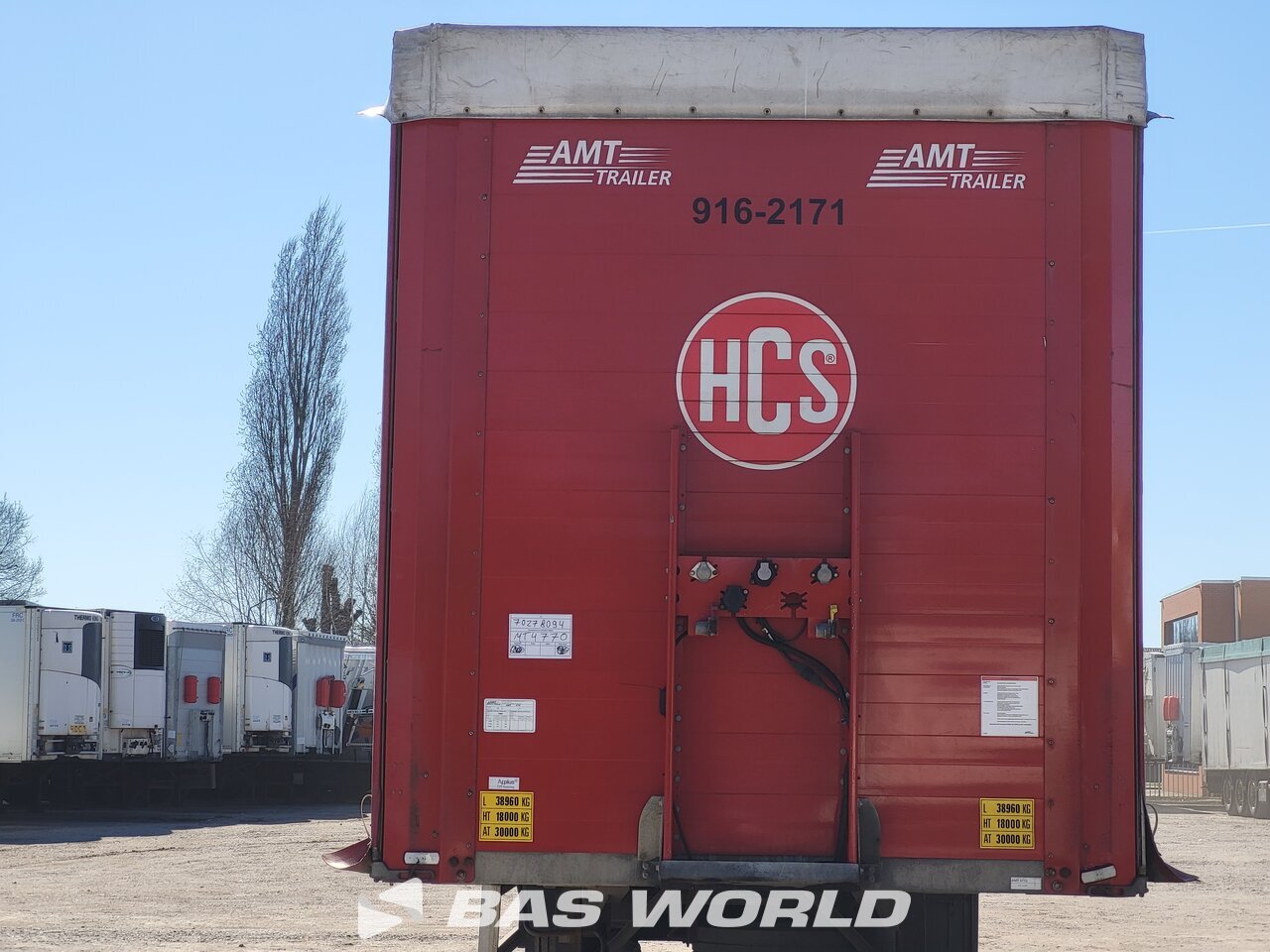Front : AMT Trailer Semi-remorques rideaux coulissants