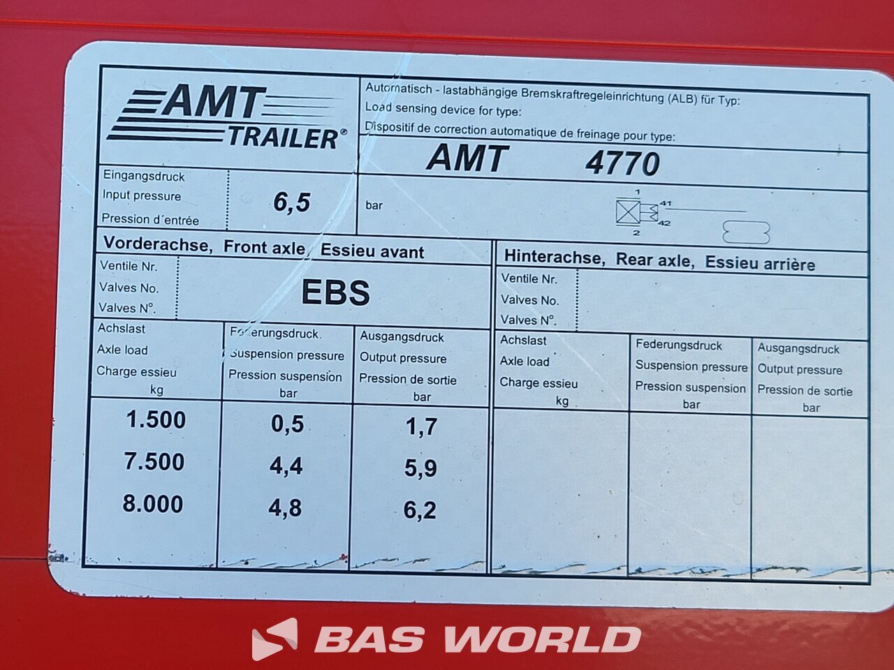 Other : AMT Trailer Semi-remorques rideaux coulissants
