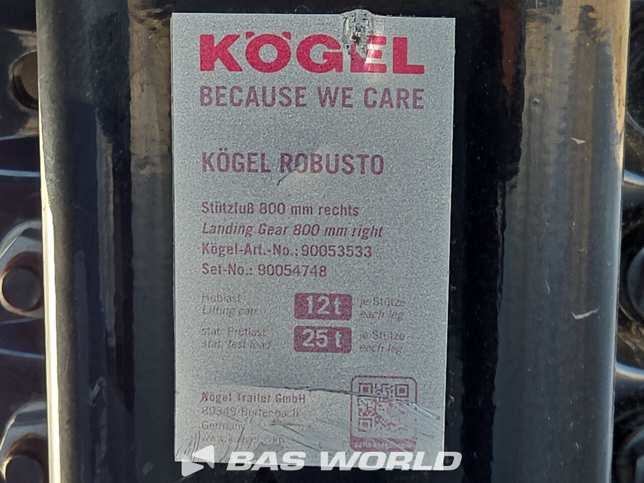 Other : Kögel S24-1 Poluprikolica s ravnom platformom