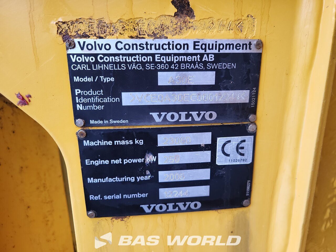 Other : Volvo A30 E Tombereau
