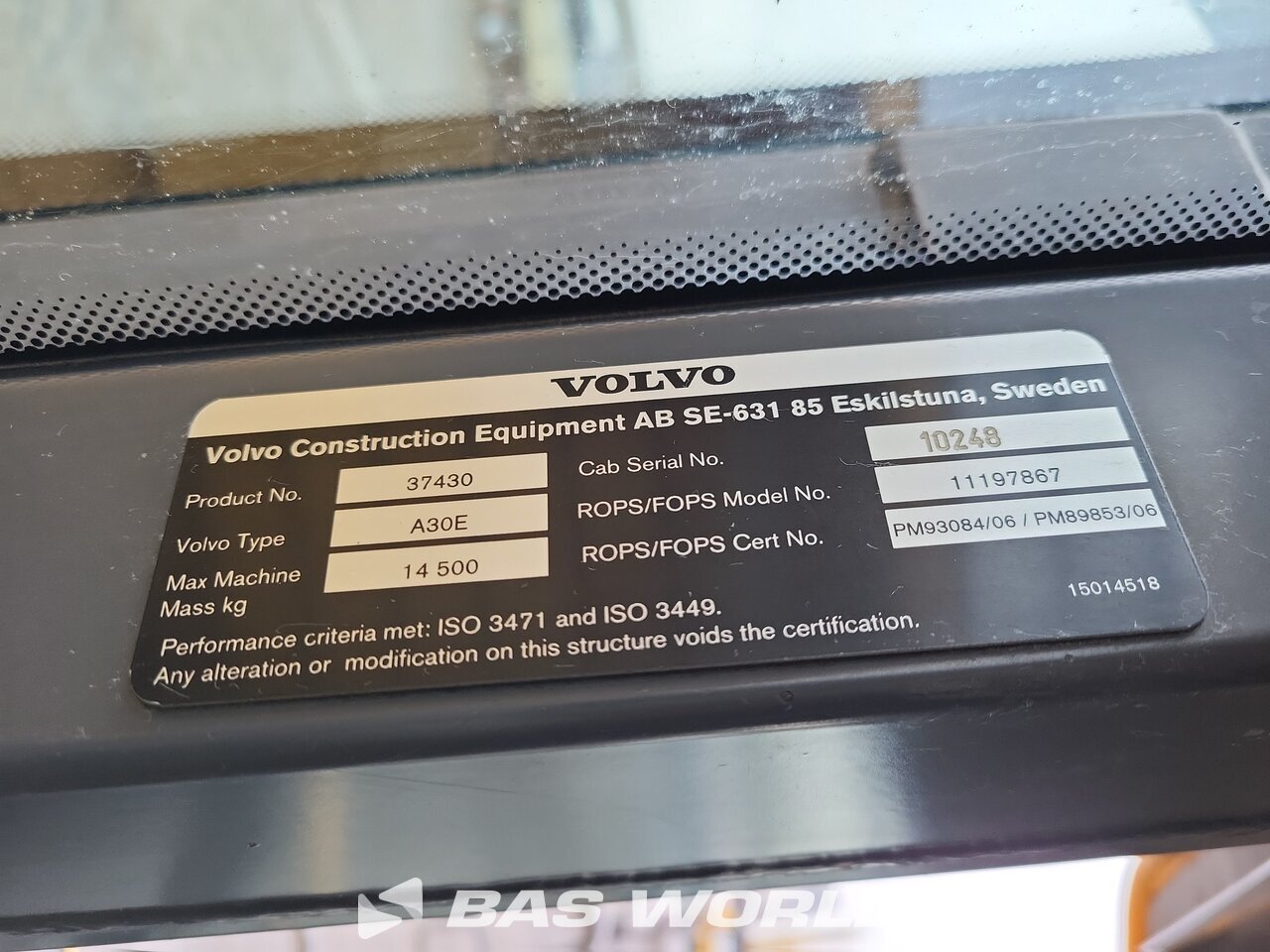 Other : Volvo A30 E Tombereau