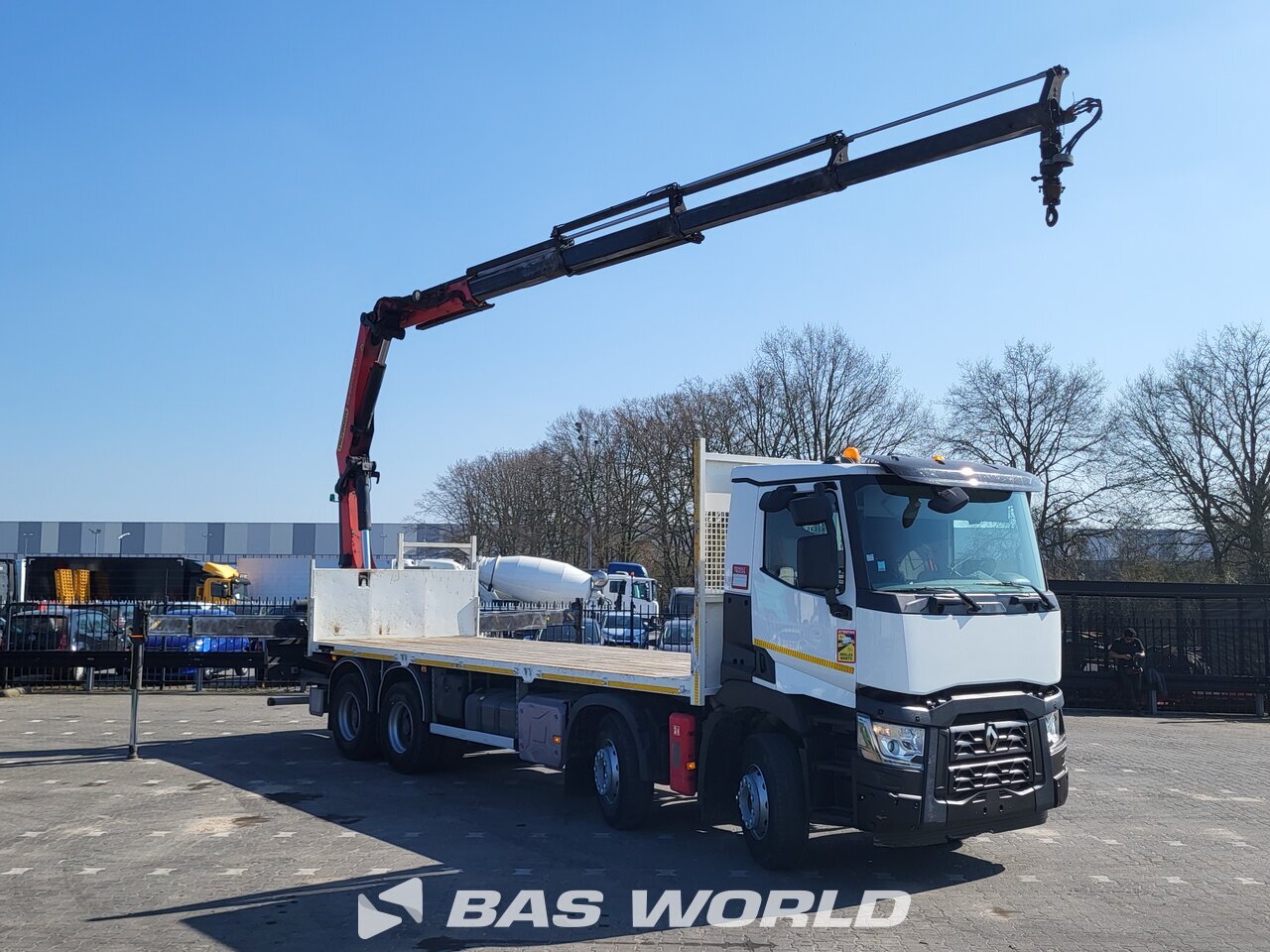 Superstructure : Renault C 430 8X4 Regnault Camion plateaux