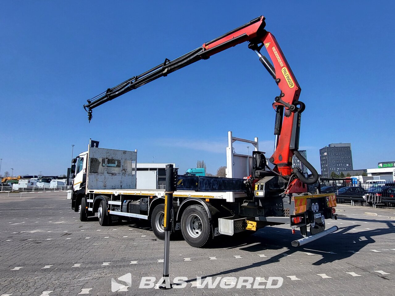 Trailer Coupling : Renault C 430 8X4 Regnault Camion plateaux