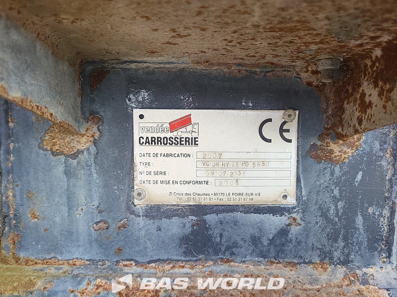 Other : DAF CF85.410 8X4 Vendée Carrosserie Camion Benne