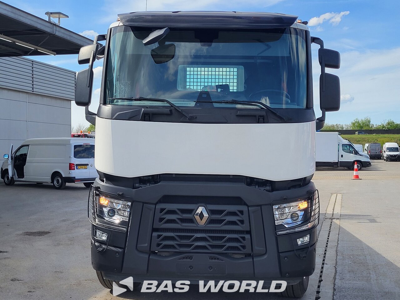 Other : Renault C 480 8X4 CARIDRO Camion plateaux