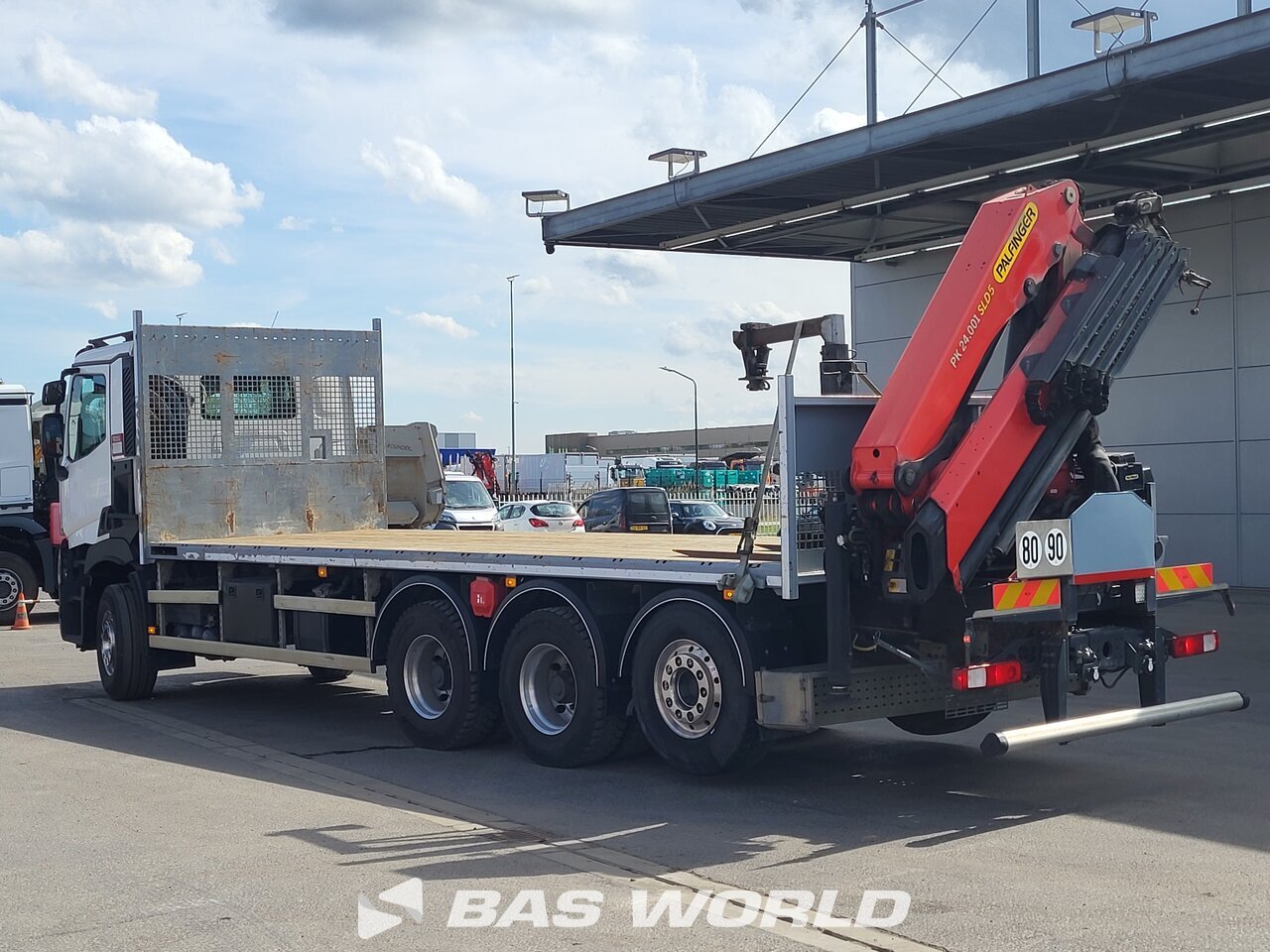 Other : Renault C 480 8X4 CARIDRO Camion plateaux