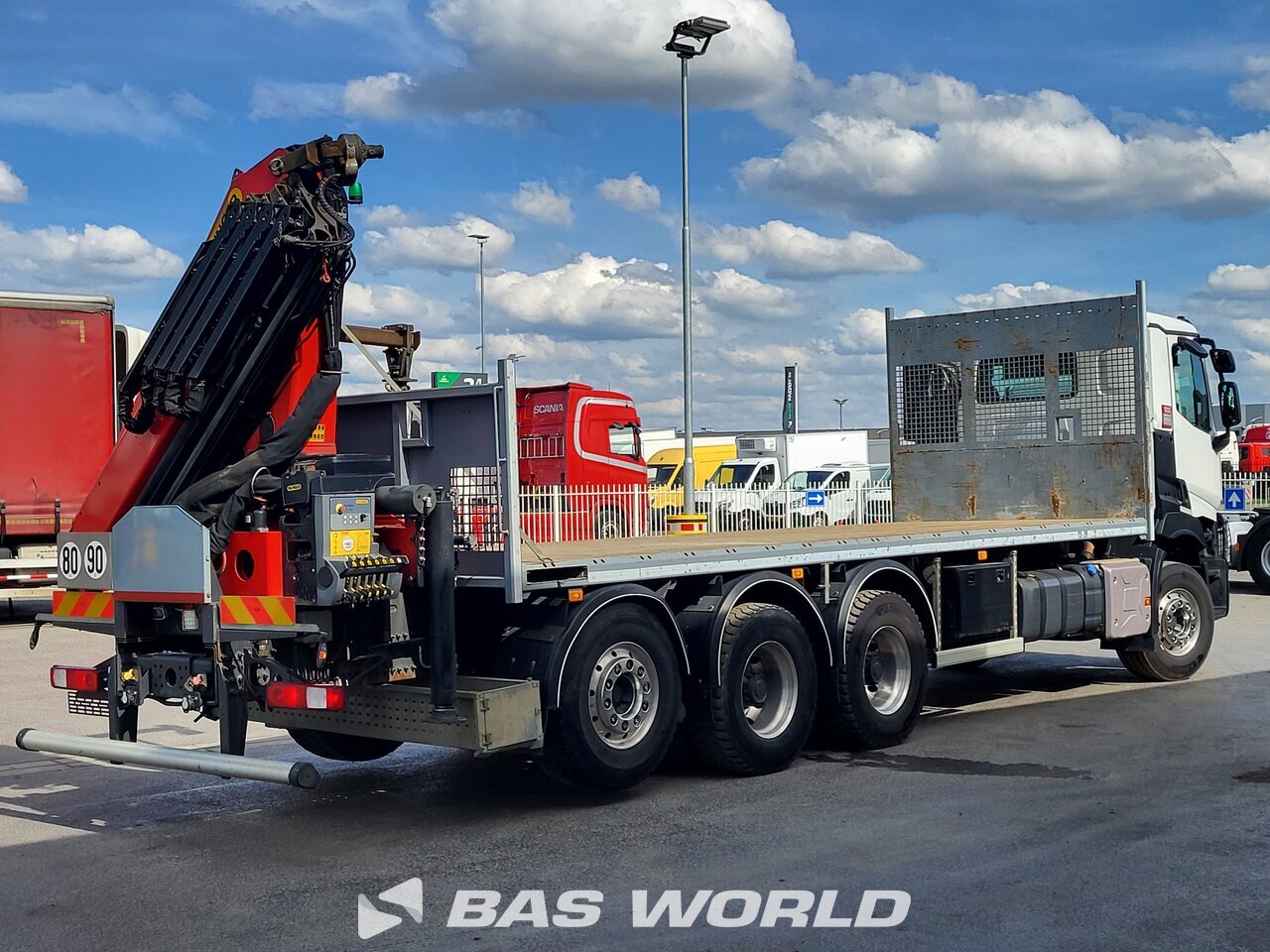 Other : Renault C 480 8X4 CARIDRO Camion plateaux