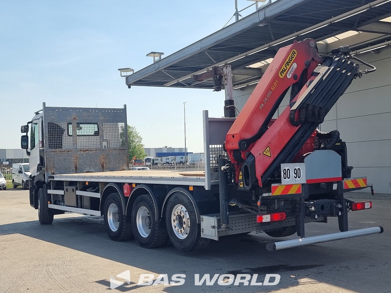 Other : Renault C 480 8X4 CARIDRO Camion plateaux