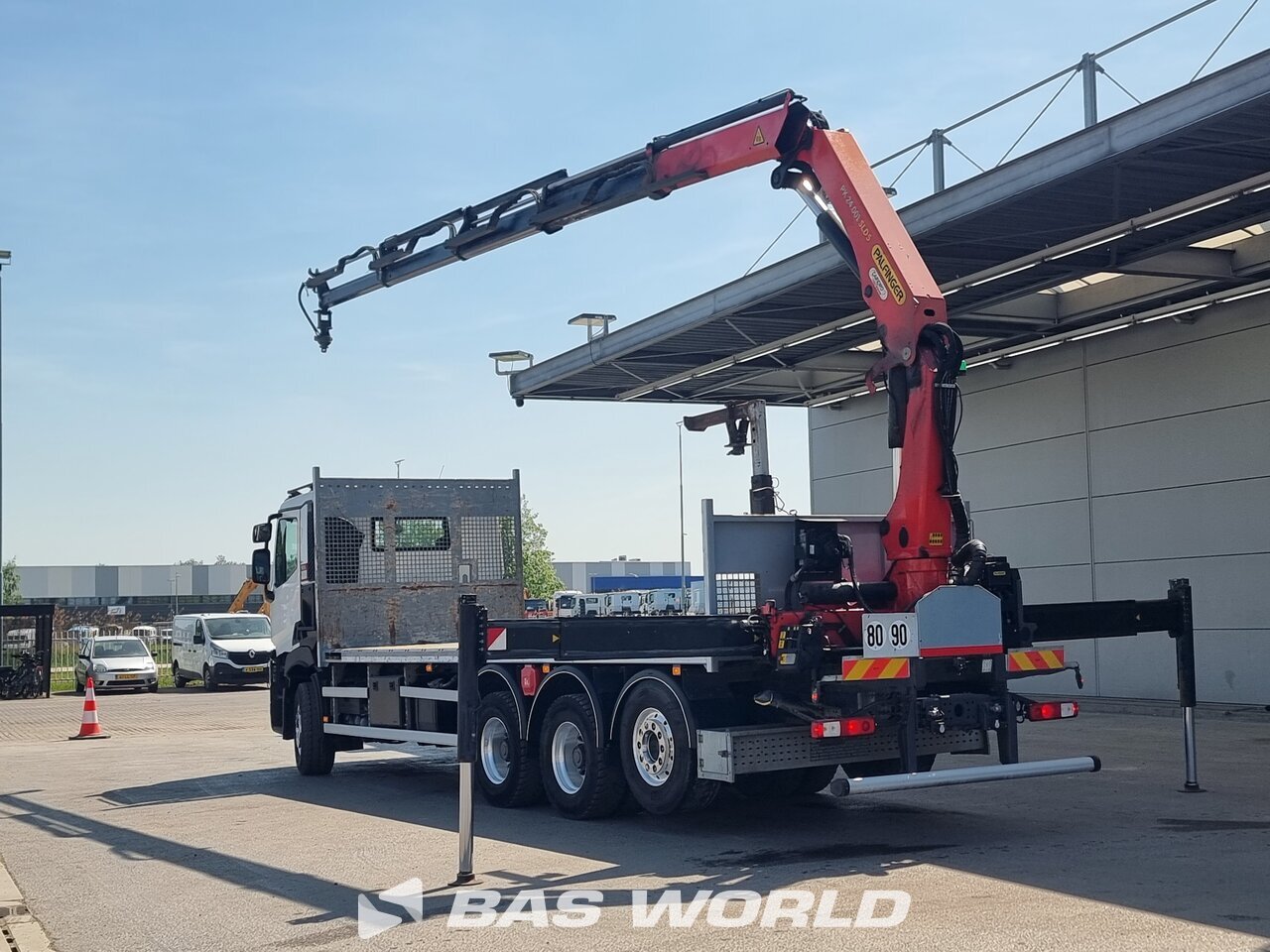 Other : Renault C 480 8X4 CARIDRO Camion plateaux