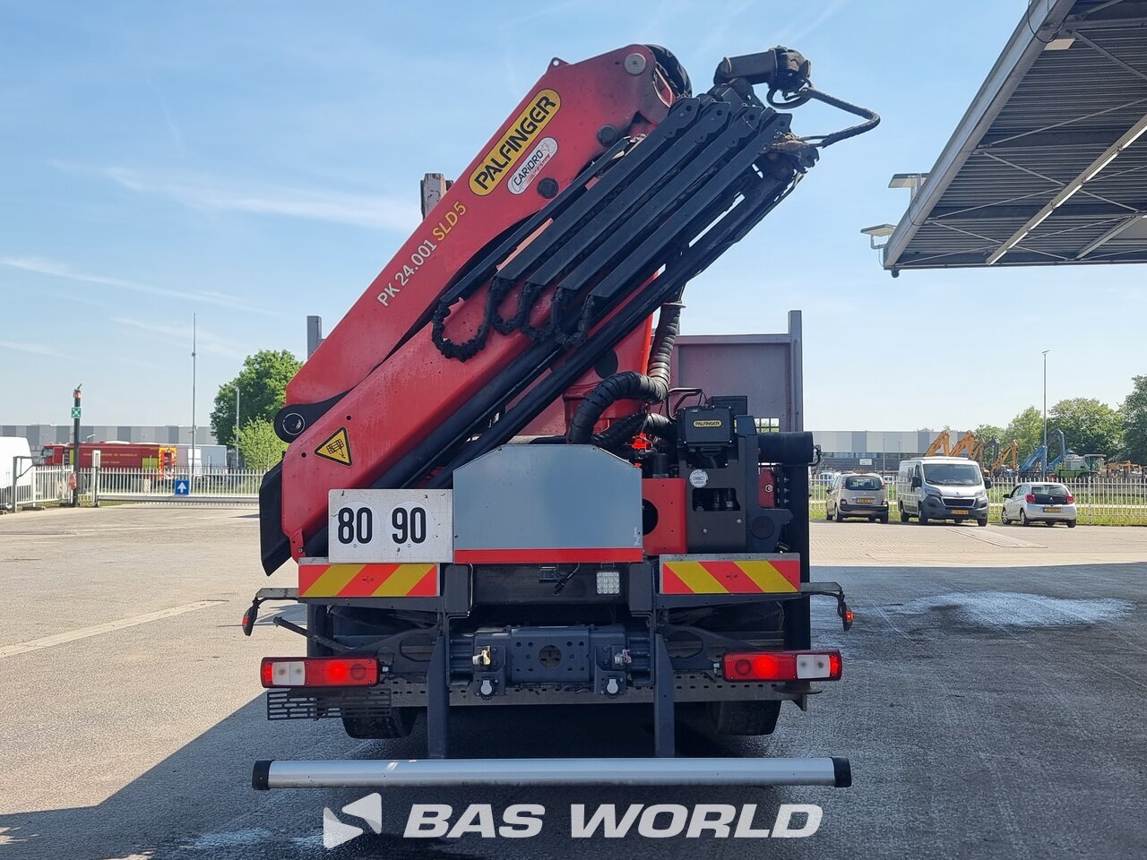 Other : Renault C 480 8X4 CARIDRO Camion plateaux