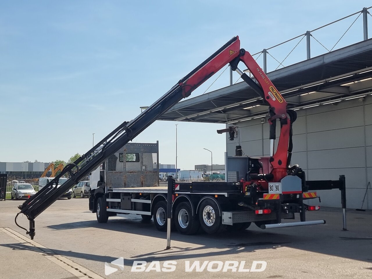 Other : Renault C 480 8X4 CARIDRO Camion plateaux