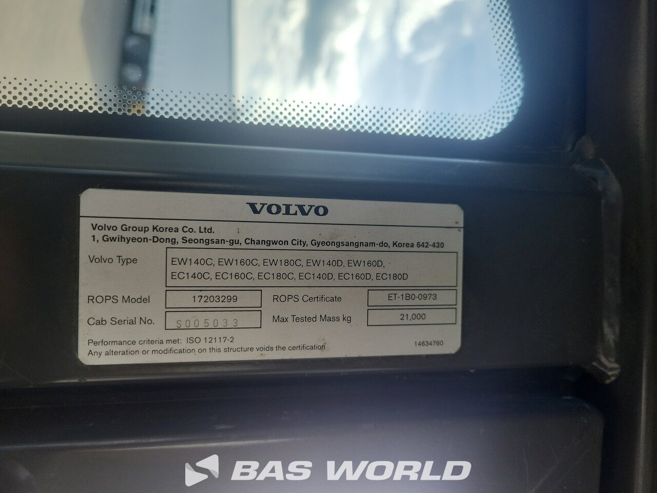 Other : Volvo EW140 D Pelle sur pneus