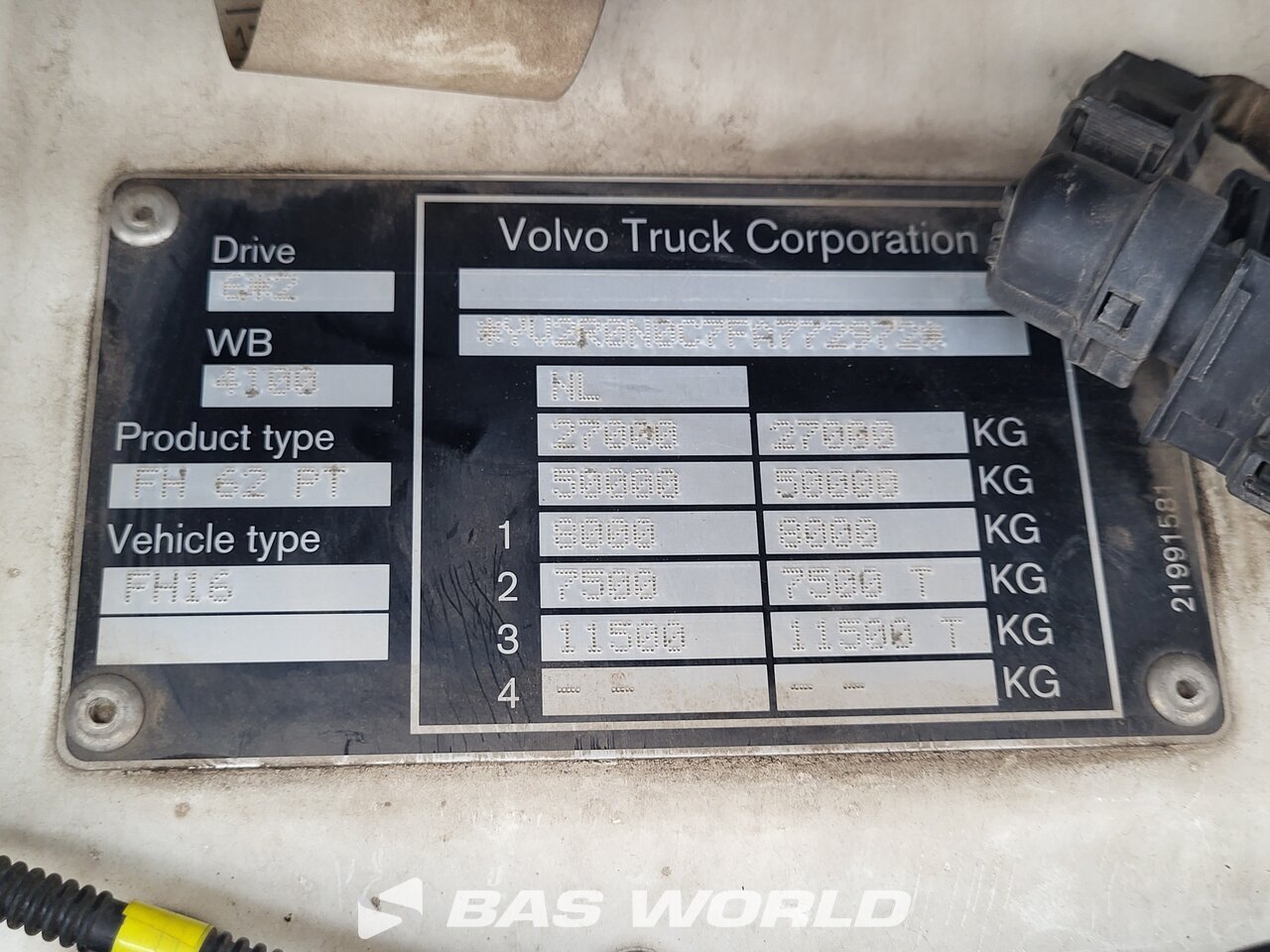 Other : Volvo FH16 550 6X2 Tracteur routier