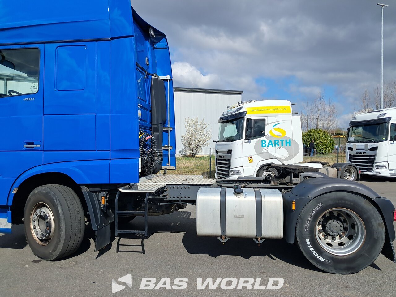 Axle overview : DAF XF 480 4X2 Tracteur routier