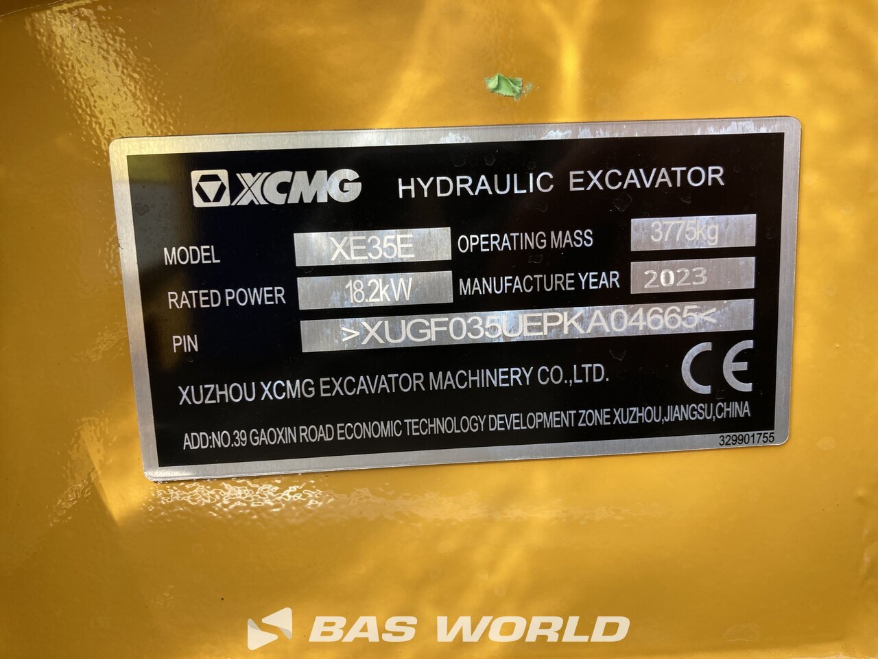 Other : XCMG XE35 E Mini pelle <10t