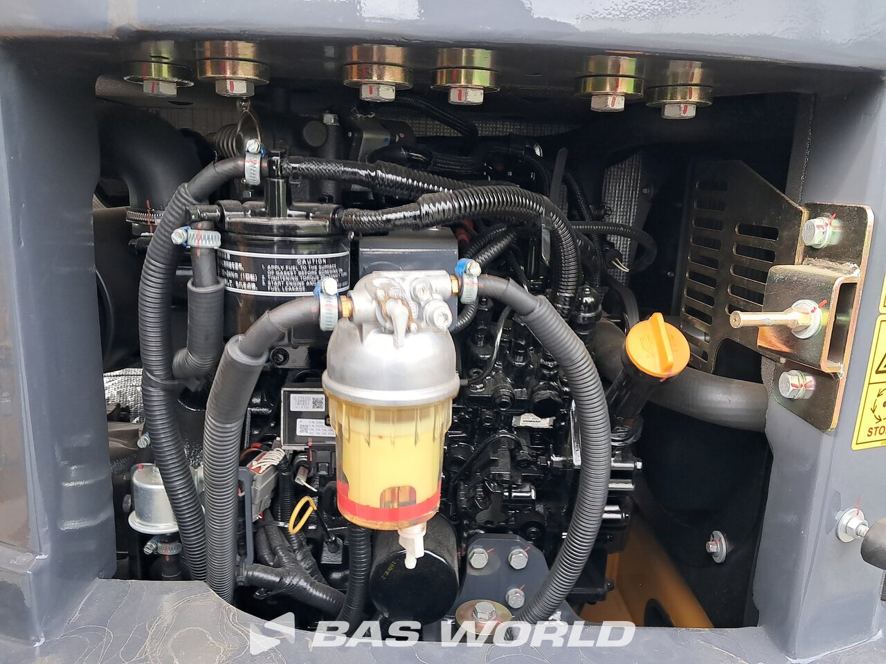 Engine room – Back : XCMG XE35 E Mini pelle <10t