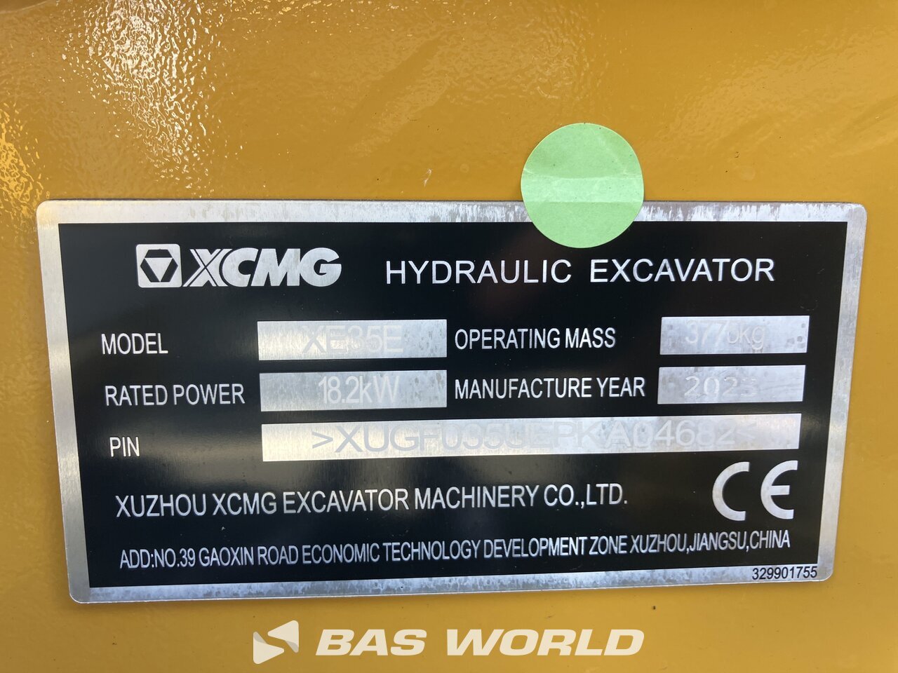 Other : XCMG XE35 E Mini bager <10t