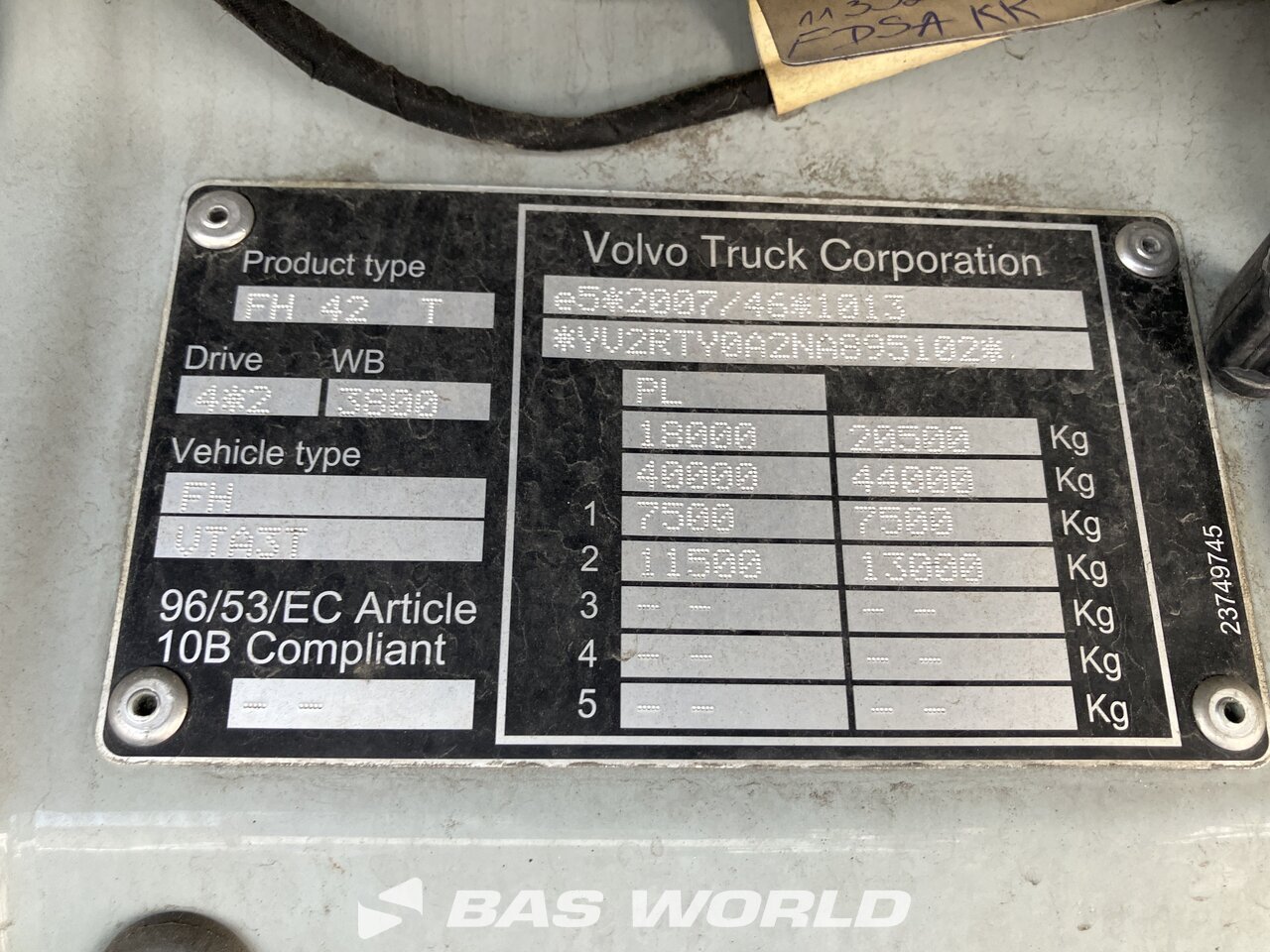 Other : Volvo FH 460 4X2 Tracteur routier