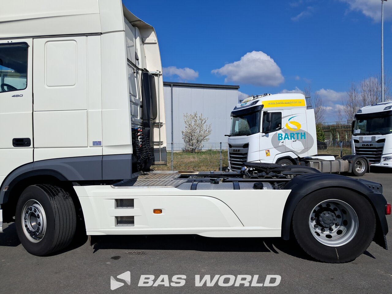 Axle overview : DAF XF 480 4X2 Tracteur routier