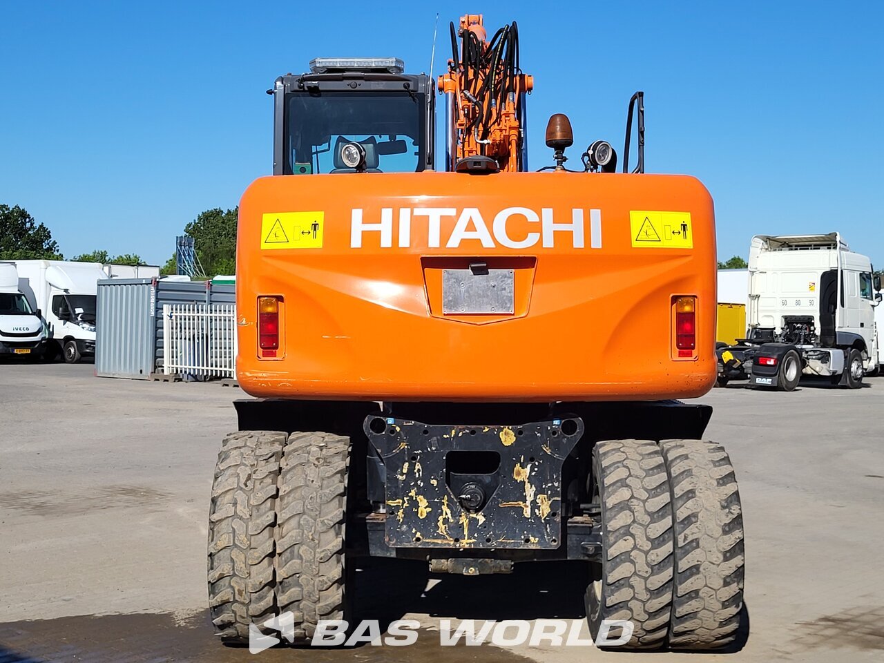 Hitachi ZX140W -3 Wheeled excavator - BAS World