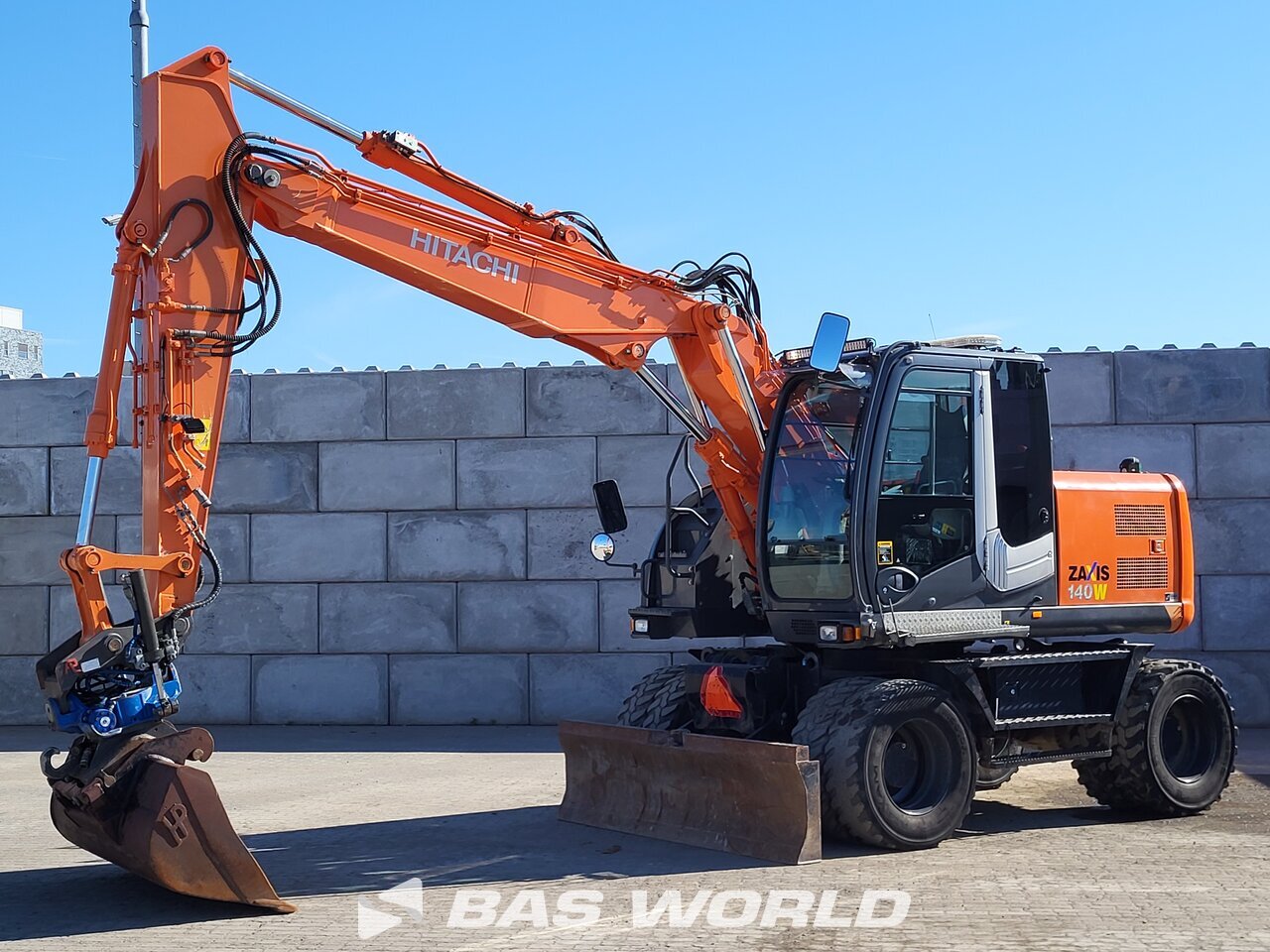 Hitachi ZX140W -3 Wheeled excavator - BAS World