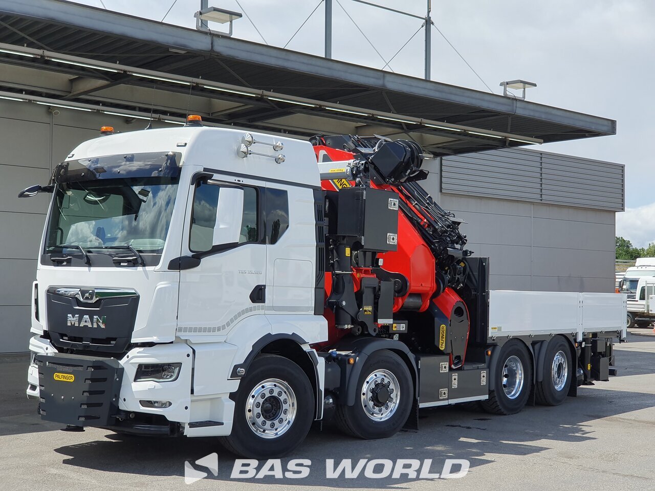 Other : MAN TGS 35.520 8X4 Palfinger Camion plateaux