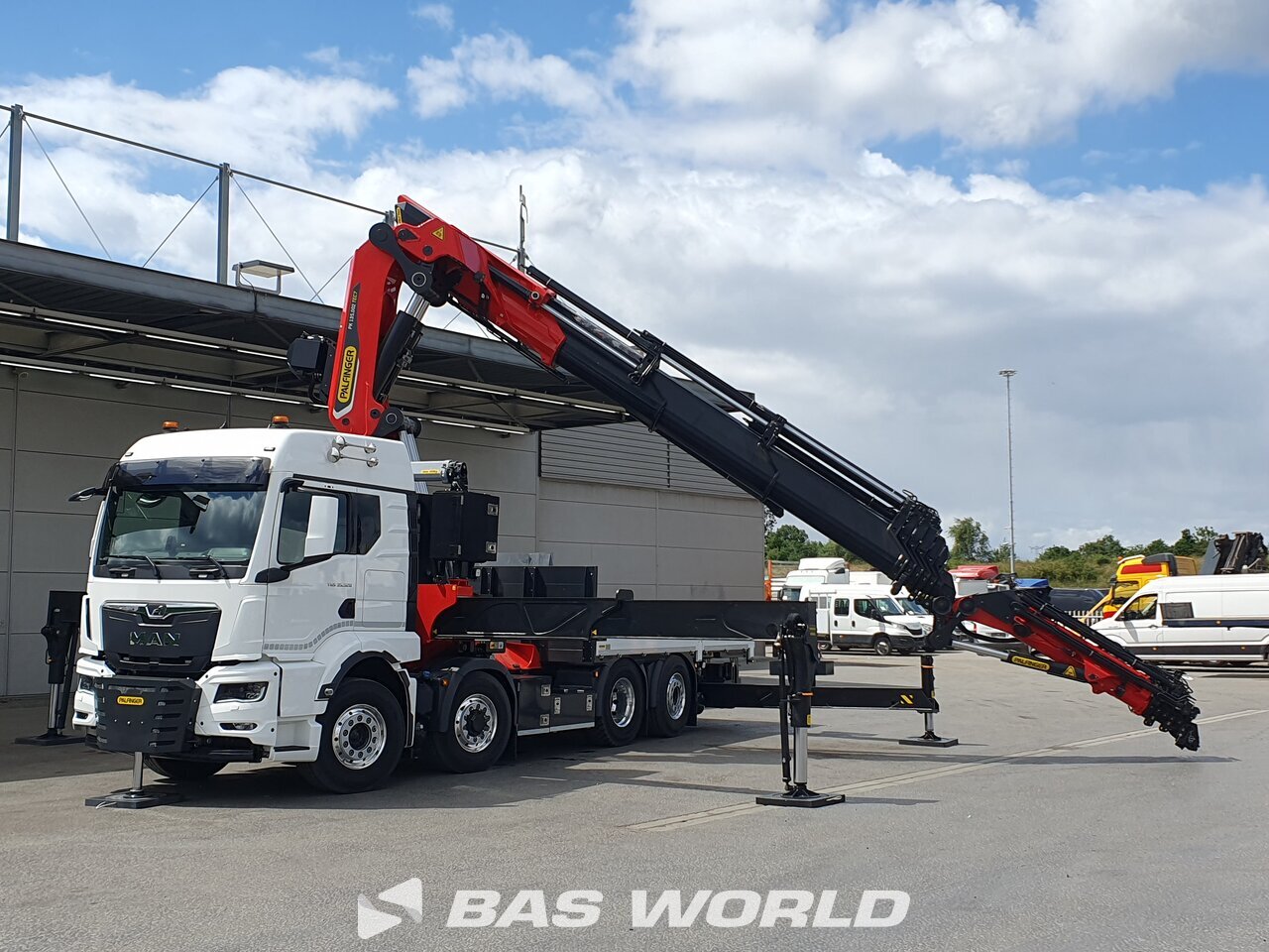 Other : MAN TGS 35.520 8X4 Palfinger Camion plateaux