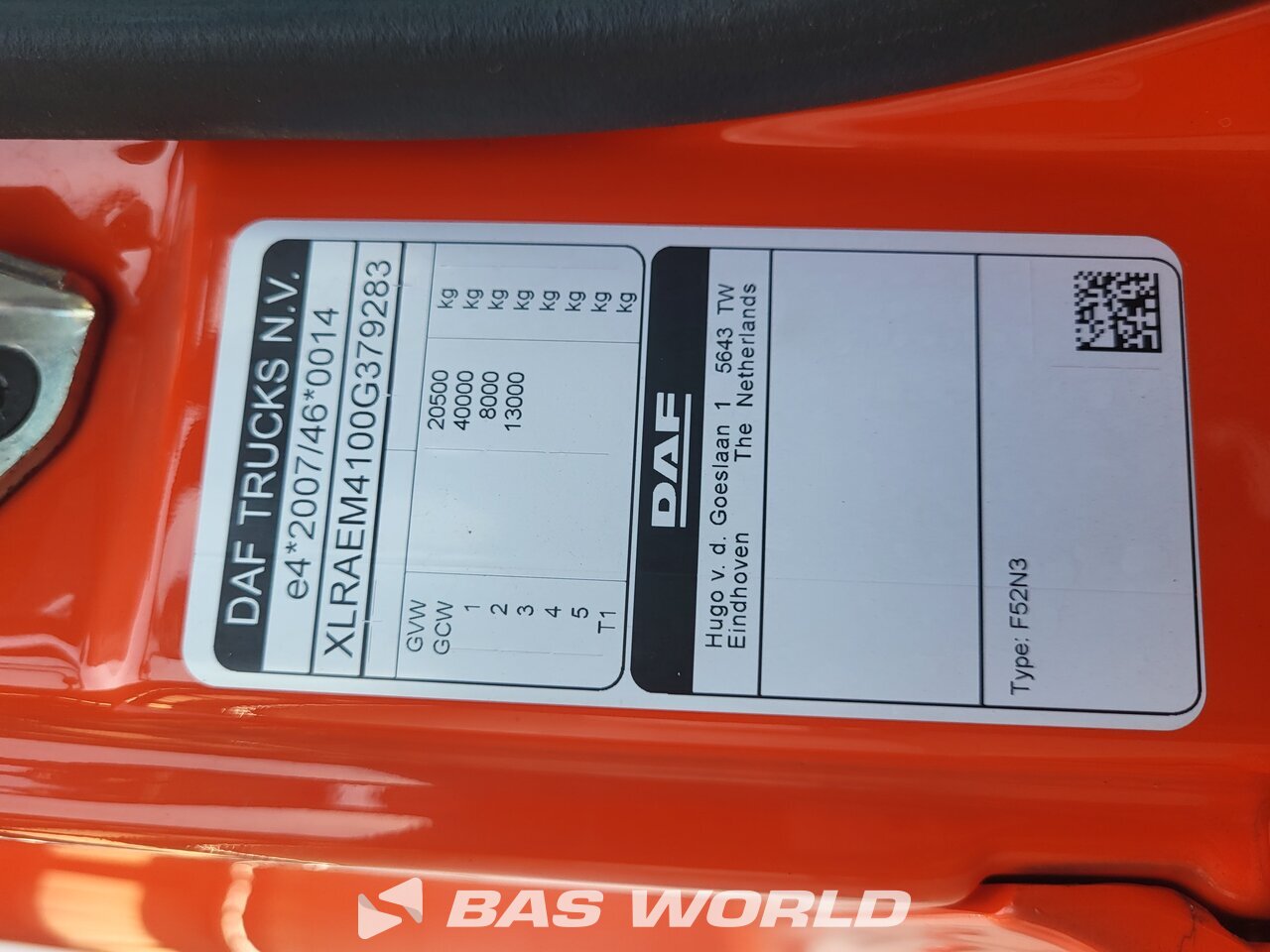 Other : DAF CF 370 4X2 Carrosseries fourgons