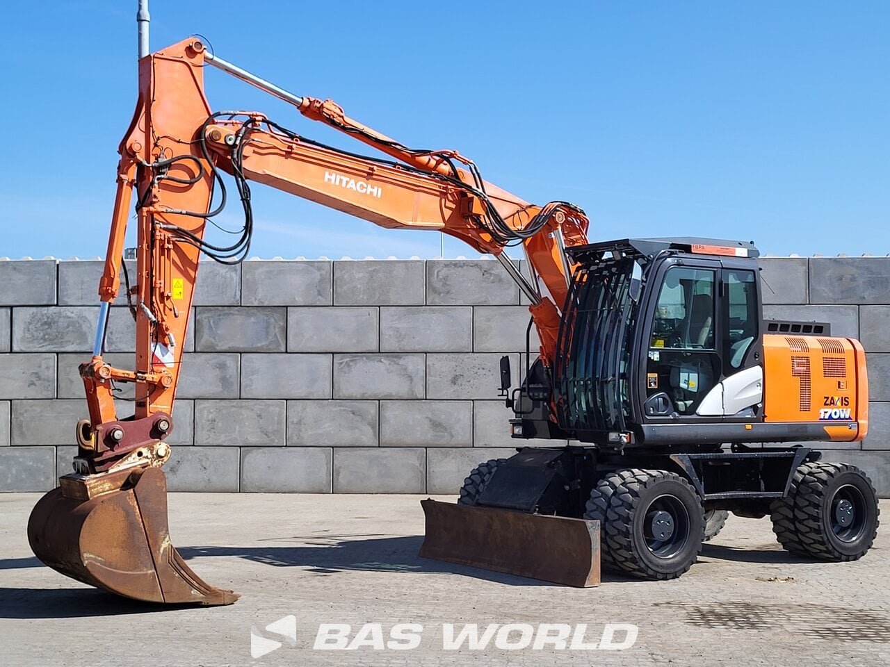 Hitachi ZX170W -6 Wheeled excavator - BAS World