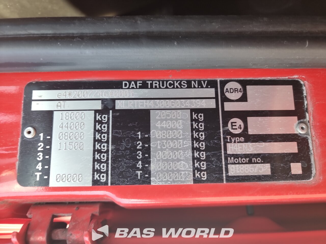 Other : DAF XF 460 4X2 Tracteur routier