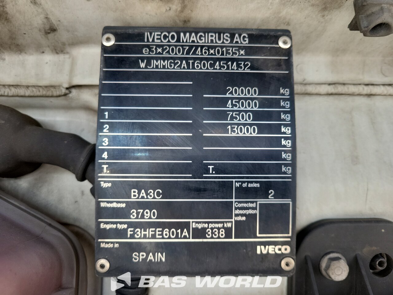 Other : Iveco S-Way 460 4X2 Tracteur routier