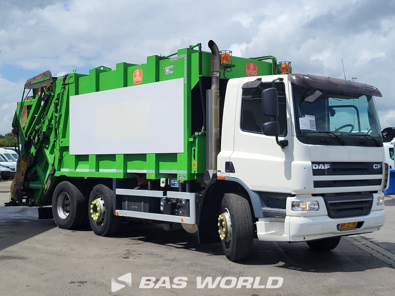 Other : DAF CF75.250 6X2 MOL Pusher 2000 CB09 Maxlift HKE Camion d'ordures