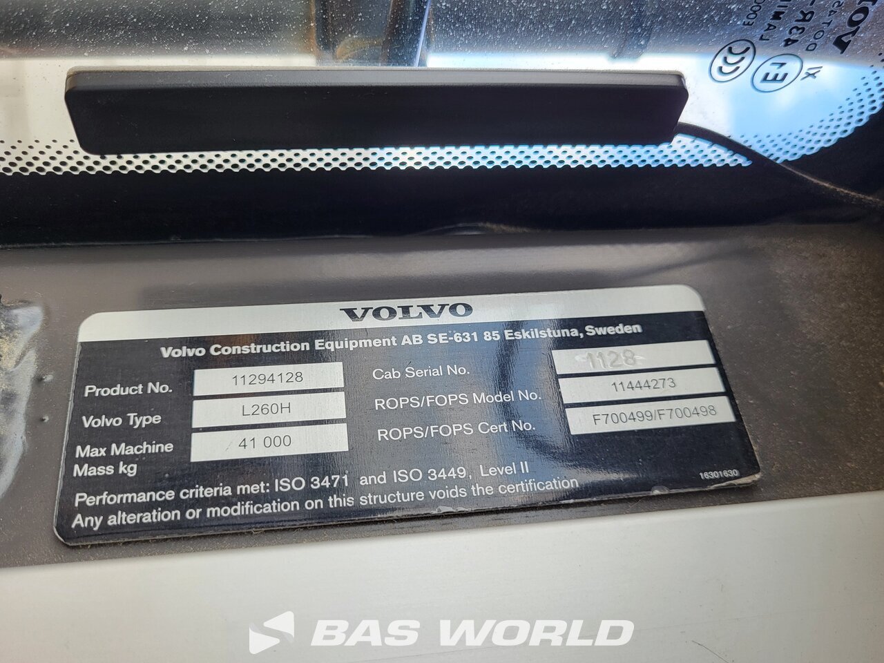Other : Volvo L260 H Chargeuse sur pneus