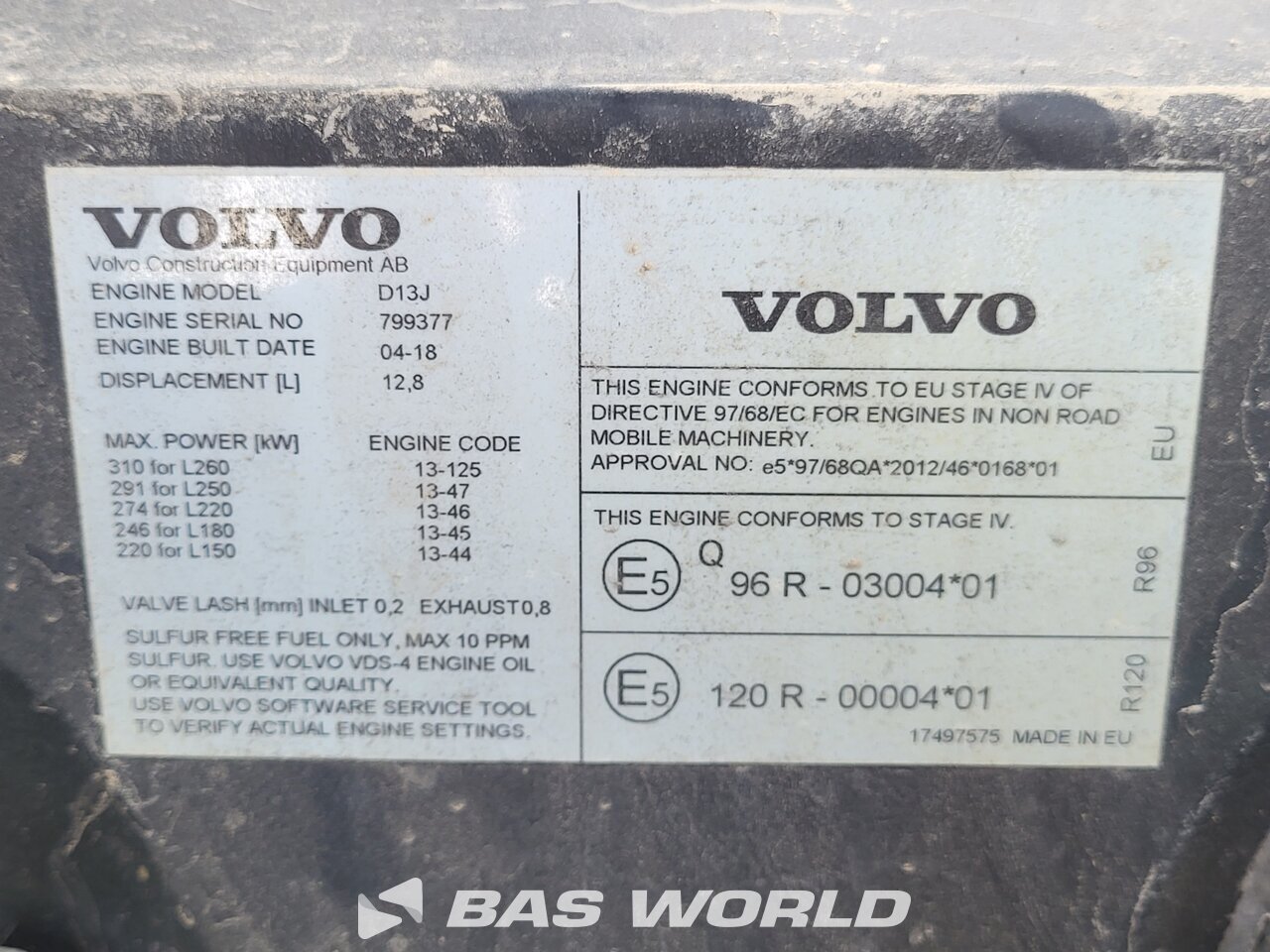 Other : Volvo L260 H Chargeuse sur pneus