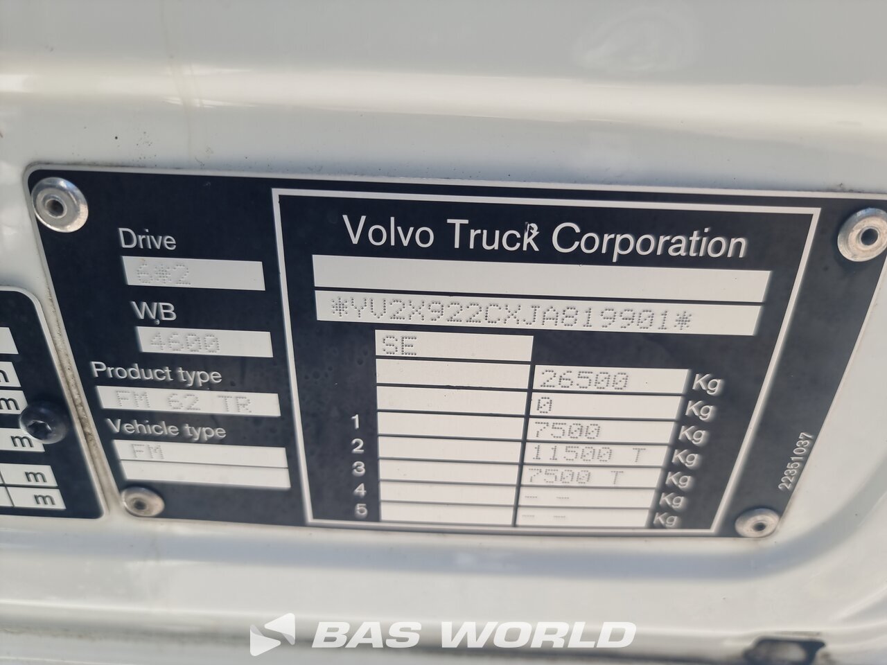Other : Volvo FM 370 6X2 GeesinkNorba Camion d'ordures