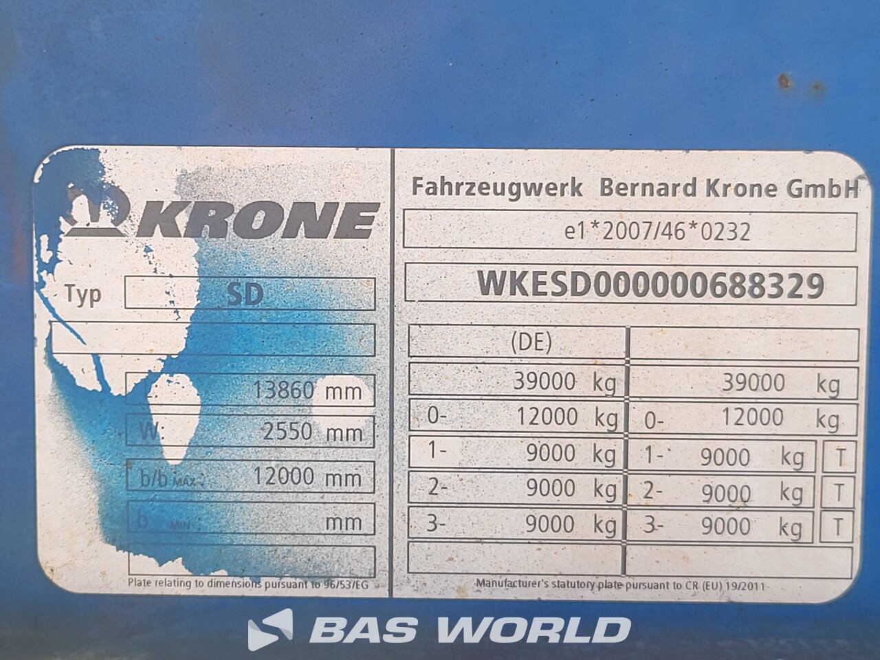 Other : Krone Semi-remorques rideaux coulissants
