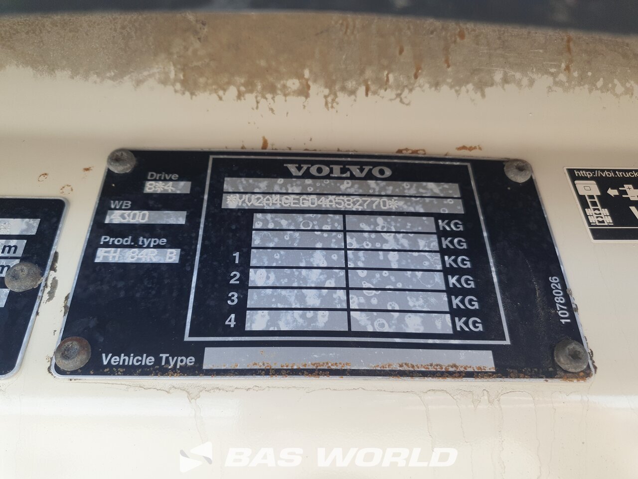 Other : Volvo FH 460 8X4 Tracteur routier