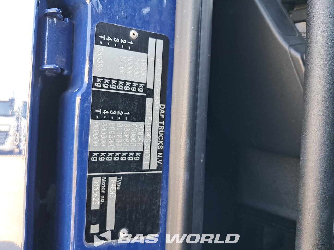 VIN : DAF XF 480 4X2 Tracteur routier