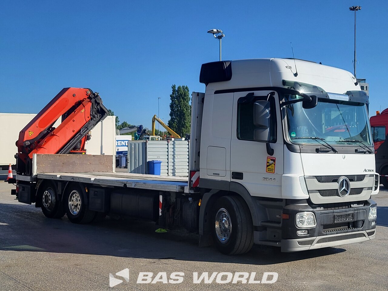 Other : Mercedes Actros 2544 6X2 Camion plateaux