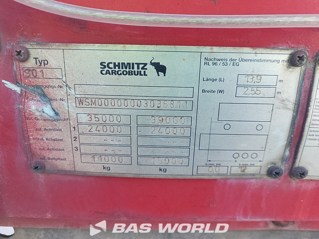 Other : Schmitz Semi-remorques rideaux coulissants