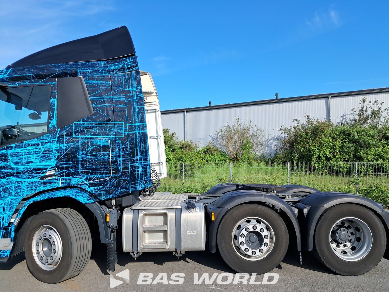 Axle overview : DAF XD 450 6X2 Tracteur routier