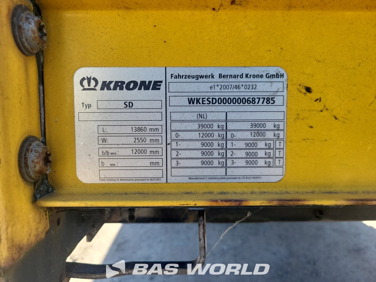 Other : Krone Semi-remorques rideaux coulissants