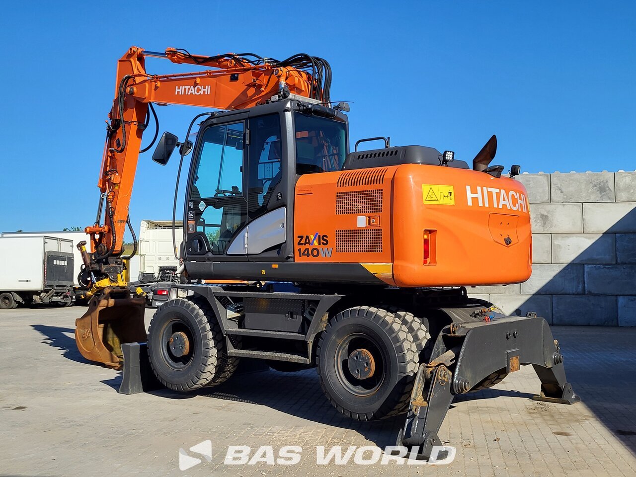 Hitachi ZX140W -5 Wheeled excavator - BAS World