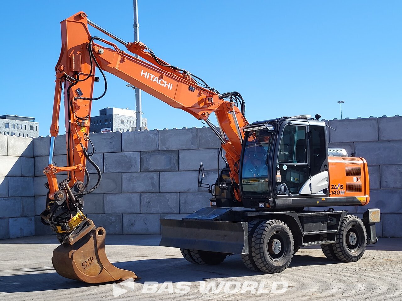 フィチャー140000 Hitachi ZX140W -5 Wheeled excavator - BAS World